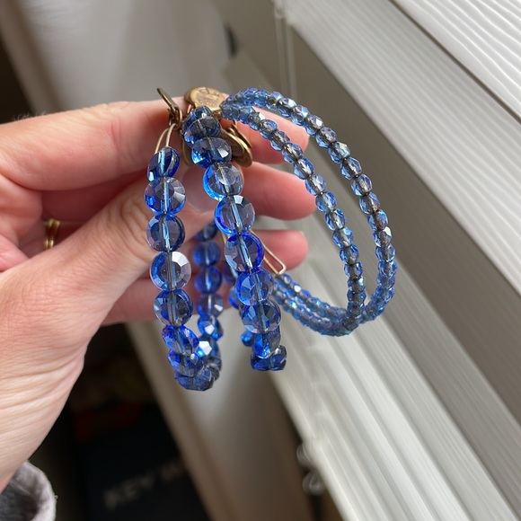 Alex & Ani bracelets - set of 4, blue. - Picture 5 of 5